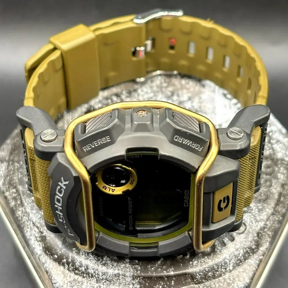 Casio G-Shock GD-400-9 Olive Green Digital World Time Men's Watch